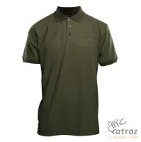 Ridgemonkey APEarel Galléros Zöld Póló Méret: XL - Ridgemonkey Dropback Polo Shirt