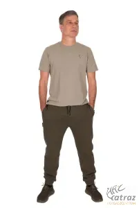 Fox Zöld Fekete Bélelt Horgász Nadrág Méret: 2XL - Fox Collection Sherpa Jogger Green/Black