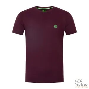 Korda Birdsnest Tee Burgundy Méret: S - Bordó Korda Horgász Póló