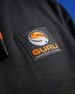 Guru Black Patch Hoodie - Guru Kapucnis Horgász Pulóver