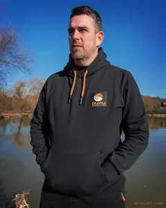 Guru Black Patch Hoodie - Guru Kapucnis Horgász Pulóver