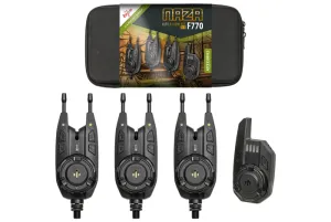 Carp Zoom Naza F770 3+1 Elektromos Kapásjelző Szett - Bite Alarm Set