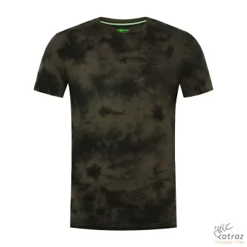 Korda Tie Dye Tee Dark Olive Méret: S - Korda Horgász Póló