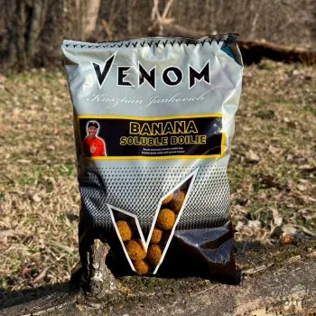 Venom Soluble Boilie 24mm Banana - Venom Oldódó Bojli