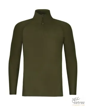 Korda Kool UPF Zip Jersey Dark Olive Méret: S - Korda UV Álló Felső