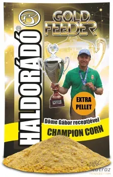 Haldorádó Gold Feeder Champion Corn Extra Pellet 1 kg - Champion Corn Etetőanyag