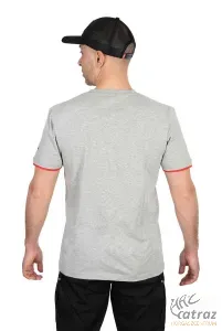 Fox Világos Szürke Horgász Póló Méret: 2XL - Fox Rage Voyager Tee Light Grey