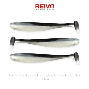 Reiva Flash Shad 12,5cm Fekete-Szürke Műcsali 3 db/csomag - Reiva Gumihal