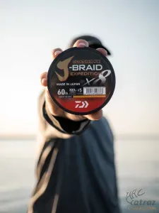 Daiwa J-Braid Expedition X8 Smash Orange 0,20mm 150m - Daiwa Narancssárga Pergető Fonott Zsinór