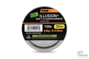 Fox Fluorocarbon Előkezsinór 0,39mm 30m - Fox Illusion Soft Fluorocarbon Hooklink Natural Green