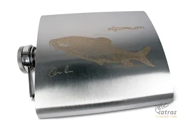 Korum Classic Hip Flask Barbel - Korum Rozsdamentes Laposüveg