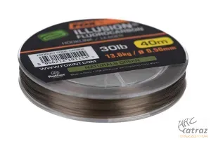 Fox Krimpelhető Fluorocarbon Előtétzsinór 0,50mm 40m - Fox Illusion Fluorocarbon Natural Green