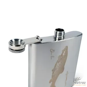 Korum Classic Hip Flask Barbel - Korum Rozsdamentes Laposüveg