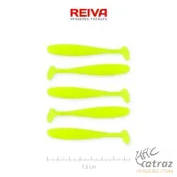 Reiva Flash Shad 7,5cm Citromsárga Műcsali 5 db/csomag - Reiva Gumihal