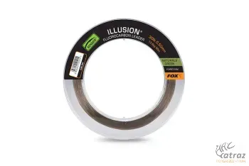 Fox Fluorocarbon Előtétzsinór 0,50mm 50m - Fox Illusion Fluorocarbon Leaders Naturals Green