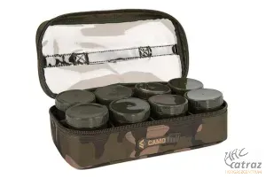 Fox Csalitartó Tégelyes Táska - Fox Camolite 12 Pot Hookbait Case