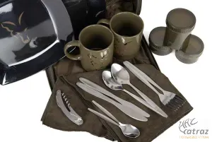 Fox 2 Személyes Étkészlet Táskában - Fox Camolite 2 Person Dinner Set