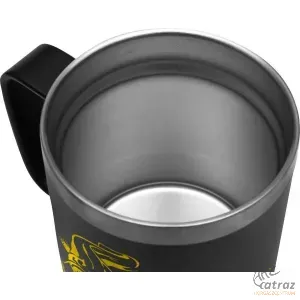 Black Cat Welded Steel Thermal Mug - Black Cat Thermo Bögre