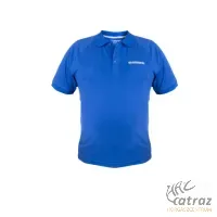 Shimano Short Sleeve Polo Blue - Shimano Ing Nyakú Galléros Póló