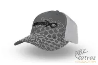 Matrix Hex Print Baseball Cap Grey - Matrix Szürke Baseball Sapka