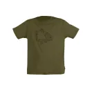 Avid Icon T-Shirt Khaki Méret: S - Avid Carp Horgász Póló