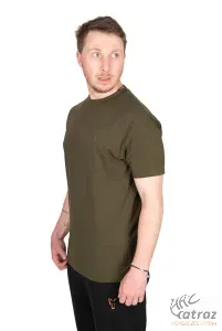 Fox Khaki Large Print T Méret: XL - Fox Khaki Camo Horgász Póló