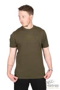 Fox Khaki Large Print T Méret: XL - Fox Khaki Camo Horgász Póló