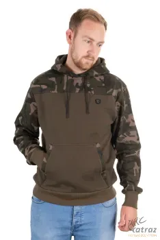 Fox Terepmintás Kapucnis Pulóver Méret: M - Fox Khaki Camo Hoody