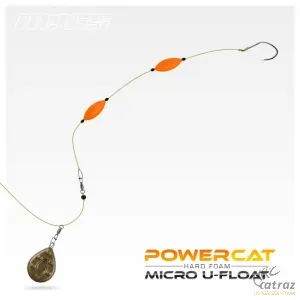 Nevis Powercat Micro U-Float 3 gramm Narancs - Harcsázó Vízközti Úszó