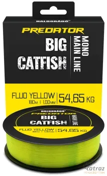 Haldorádó Predator Catfish Line Mono Fluo Yellow 1,00 mm 180 méter - Harcsázó Monofil Zsinór