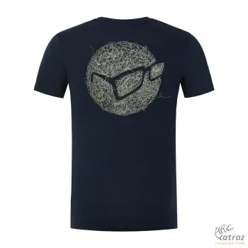 Korda Birdsnest Tee Dark Navy Méret: 2XL - Kék Korda Horgász Póló