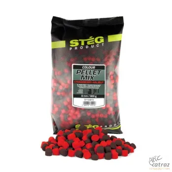 Stég Pellett Mix 8mm Eper + Halibut - Stég Product Etető Pellet