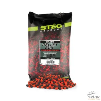 Stég Pellett Mix 5mm Eper + Halibut - Stég Product Etető Pellet