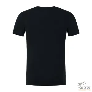 Korda Minimal Tee Black Méret: M - Fekete Korda Horgász Póló