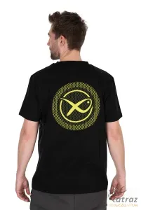 Matrix Large Logo T-Shirt Black/Lime Méret: M - Matrix Horgász Póló