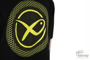 Matrix Large Logo T-Shirt Black/Lime Méret: M - Matrix Horgász Póló