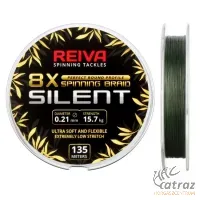 Reiva Silent 135m 0,08mm Moss Green - Reiva Fonott Pergető Zsinór