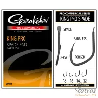 Gamakatsu King Pro Spade A1 PTFE Barbless Méret: 16 - Gamakatsu Szakáll Nélküli Lapkás Feeder Horog