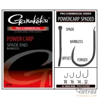 Gamakatsu Power Carp Spade End A1 PTFE Barbless Méret: 12 - Gamakatsu Szakáll Nélküli Lapkás Feeder Horog