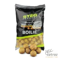 Stég Product Oldódó Bojli 20 mm Ananász & Vajsav - Stég Soluble Boilie 20mm Pineapple-N-Butyric 1kg