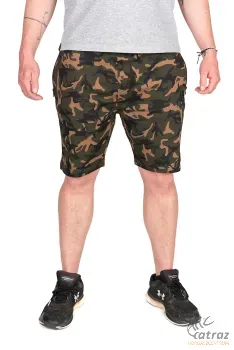 Fox Camo LW Jogger Short Méret: S - Fox Terepmintás Horgász Rövidnadrág