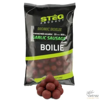 Stég Bionic Boilies 20mm Garlic Sausage - Stég Fokhagyma-Kolbász Etető Bojli