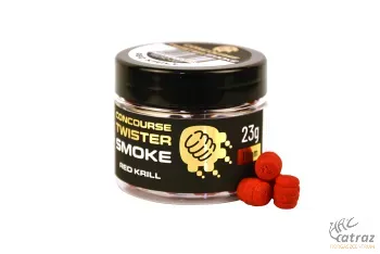 Benzar Concourse Twister Mini Smoke 12mm Red Krill - Benzar Mix Red Krill Feeder Csali