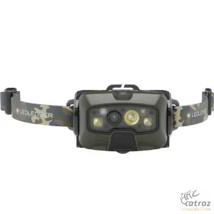 LEDLENSER HF8R Core RGB 1600lm Automatán Fókuszálható Tölthető Fejlámpa - LED LENSER HF8R Zöld-Camo Horgász Fejlámpa