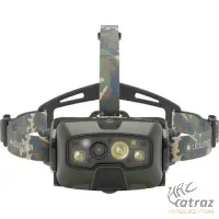 LEDLENSER HF8R Core RGB 1600lm Automatán Fókuszálható Tölthető Fejlámpa - LED LENSER HF8R Zöld-Camo Horgász Fejlámpa