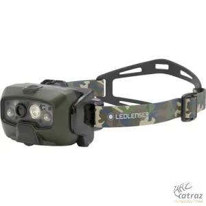 LEDLENSER HF8R Core RGB 1600lm Automatán Fókuszálható Tölthető Fejlámpa - LED LENSER HF8R Zöld-Camo Horgász Fejlámpa