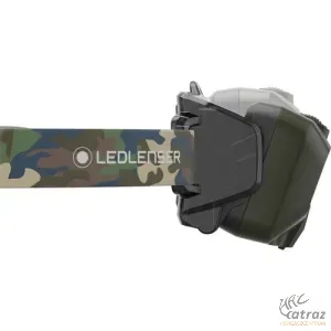 LEDLENSER HF8R Core RGB 1600lm Automatán Fókuszálható Tölthető Fejlámpa - LED LENSER HF8R Zöld-Camo Horgász Fejlámpa