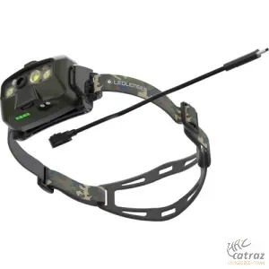 LEDLENSER HF8R Core RGB 1600lm Automatán Fókuszálható Tölthető Fejlámpa - LED LENSER HF8R Zöld-Camo Horgász Fejlámpa