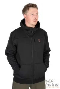 Fox Fekete Narancs Softshell Dzseki Méret: 2XL - Fox Collection Soft Shell Jacket Black Orange