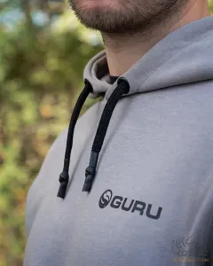 Guru Tackle Grey Lightweight Hoodie - Guru Kapucnis Horgász Pulóver